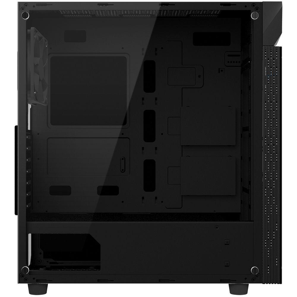 Caixa PC GIGABYTE C200 GLASS (ATX, Micro ATX, Mini-ITX - Midi Tower - ATX, Micro ATX, ITX - Preto) — miniatura 2