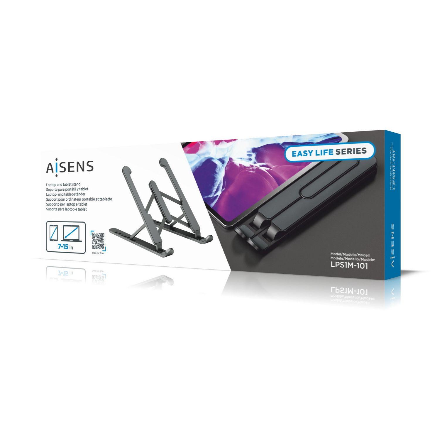 Suporte de Secretária AISENS LPS1M-101 (10-15" - 7 Posições - Cinzento Escuro), miniatura 6
