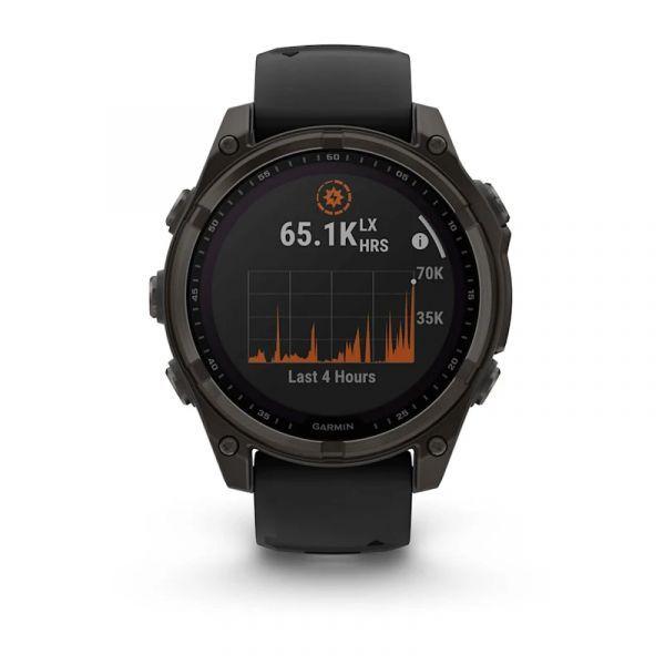 Smartwatch GARMIN Fenix 8 47 mm Solar Sapphire (Redondo - Android, iOS - Digital, a cores e tátil - Preto) — miniatura 2