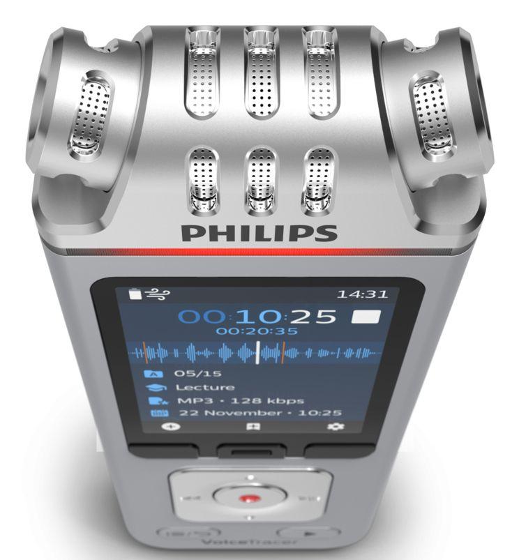 Gravador de Voz PHILIPS DVT4115/00 (Com fios e sem fios - 16 Ω - USB-C - Preto) — miniatura 5