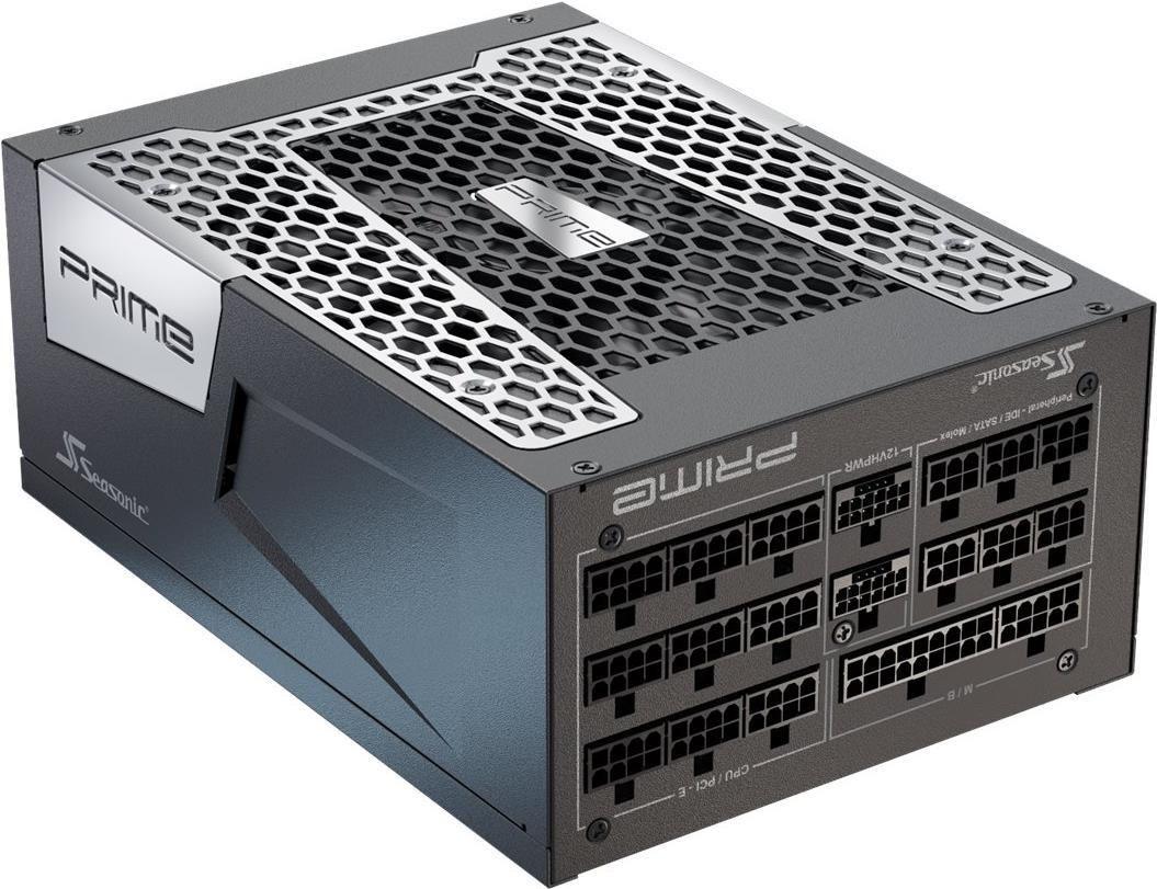 Fonte de Alimentação Modular SEASONIC PRIME TX 1600W (ATX - 1600 W - 80 PLUS Titanium - Preto)