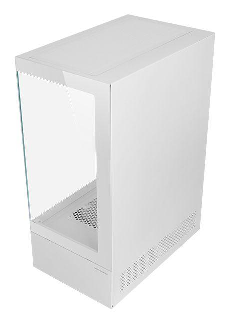 Caixa PC MARS GAMING MC-XO (ATX, micro ATX, Mini-ITX - Midi Tower - ATX, micro-ATX, Mini-ITX - Branco)
