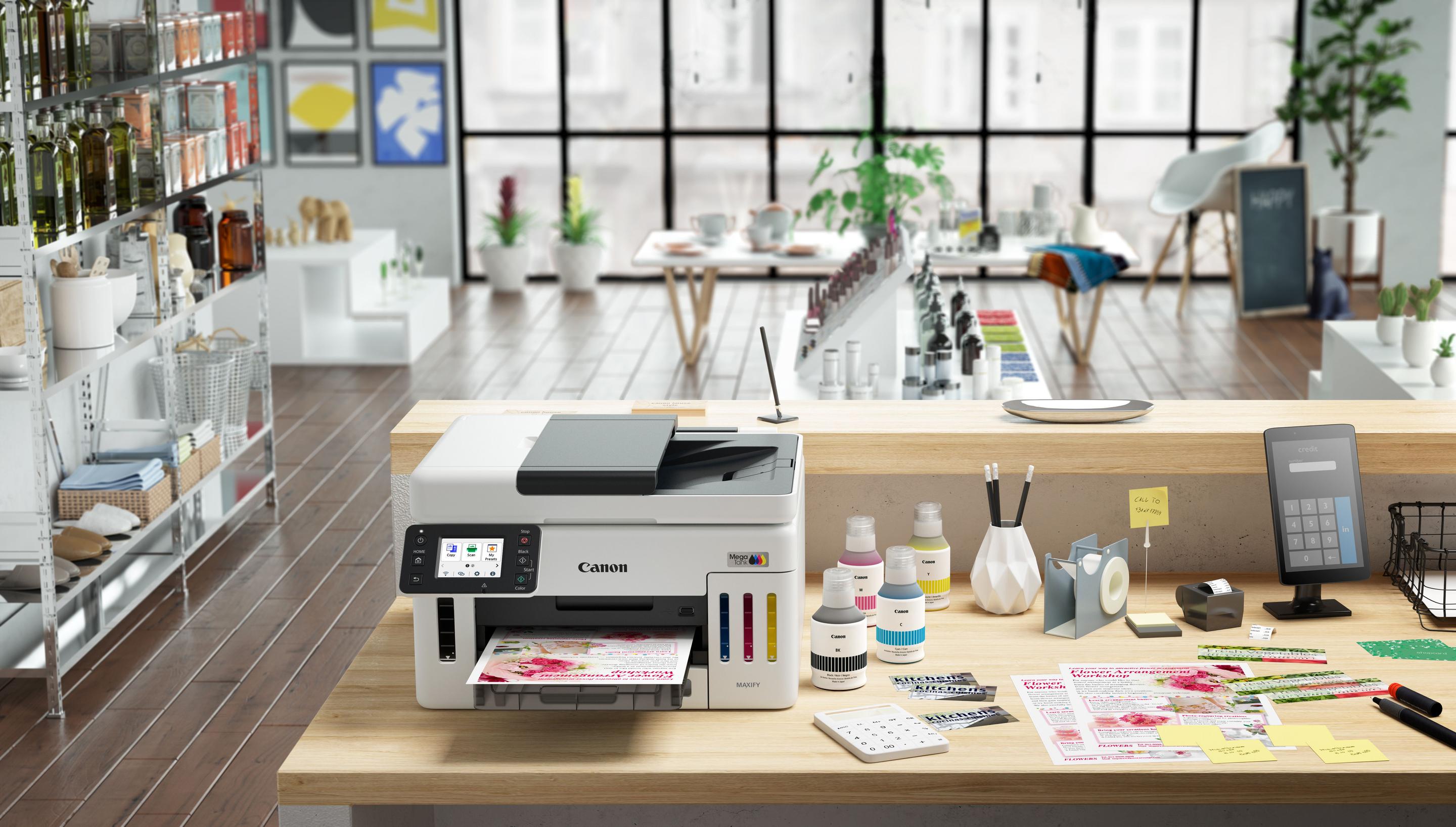 Impressora Multifunções CANON MAXIFY GX6150 (A4 - Impressão a cores - 350 folhas - Preto e Branco) — miniatura 16