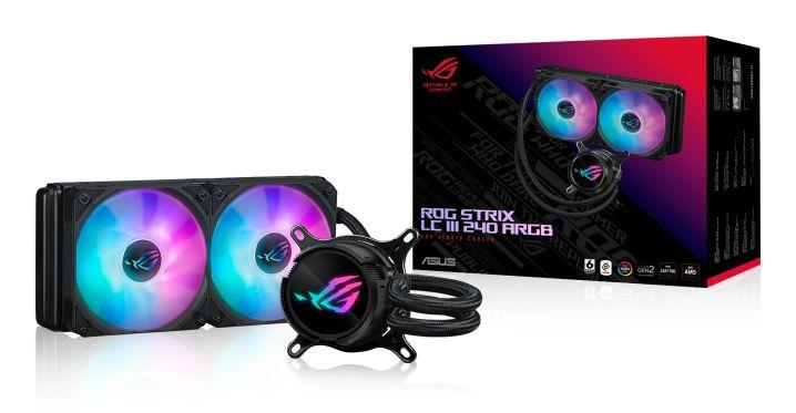 Sistema de Arrefecimento Líquido ASUS ROG Strix LC III 240 ARGB (12 cm - 1 ventoinha - 2200 RPM - Preto) — miniatura 7