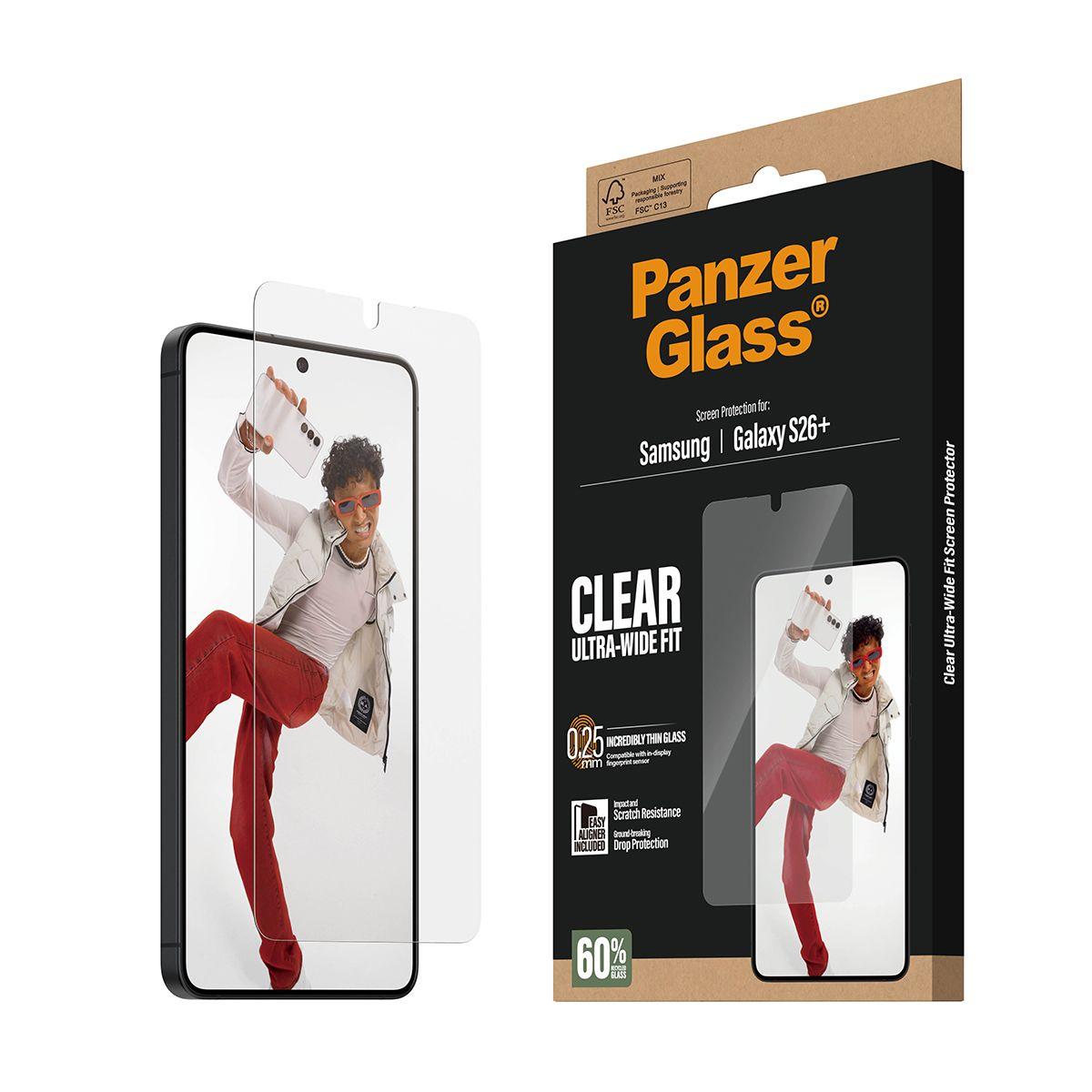 Película de Proteção de Ecrã PANZERGLASS Galaxy S26+ EasyAligner (Samsung Galaxy S26+ - Samsung - Transparente) — miniatura 6