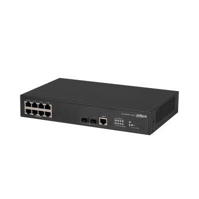 Switch Gerido DAHUA DH-AS4300-8GT2GF (Gigabit Ethernet - 12 MB - 20 Gbit/s - Preto)
