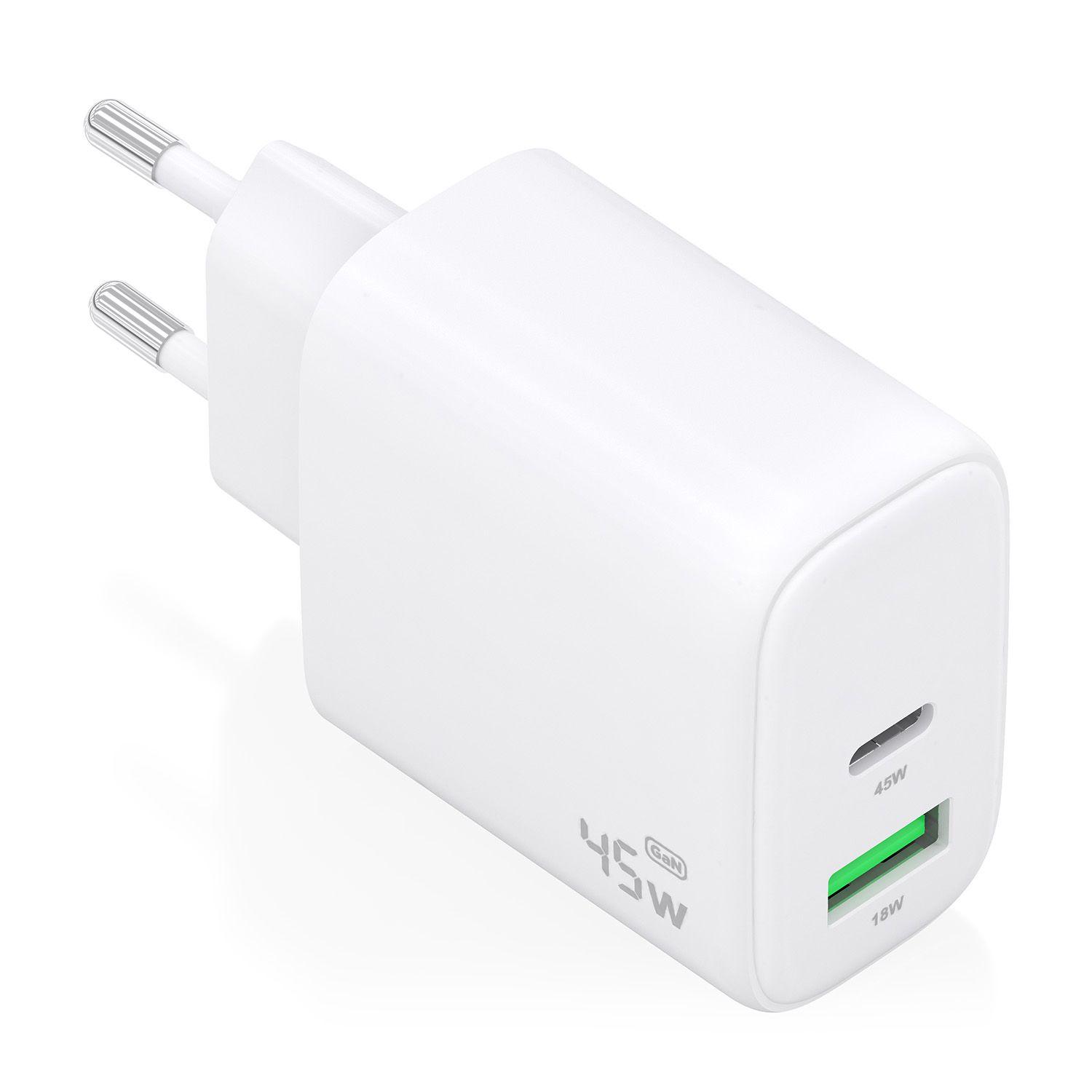 Carregador de Parede AISENS A110-0971 (45 W - Branco)
