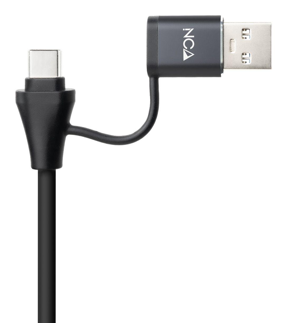 Capturadora de Vídeo Externa NANOCABLE 10.15.0001 (HDMI Tipo A - USB Tipo-C + USB Tipo-A, macho - Cinzento) — miniatura 3