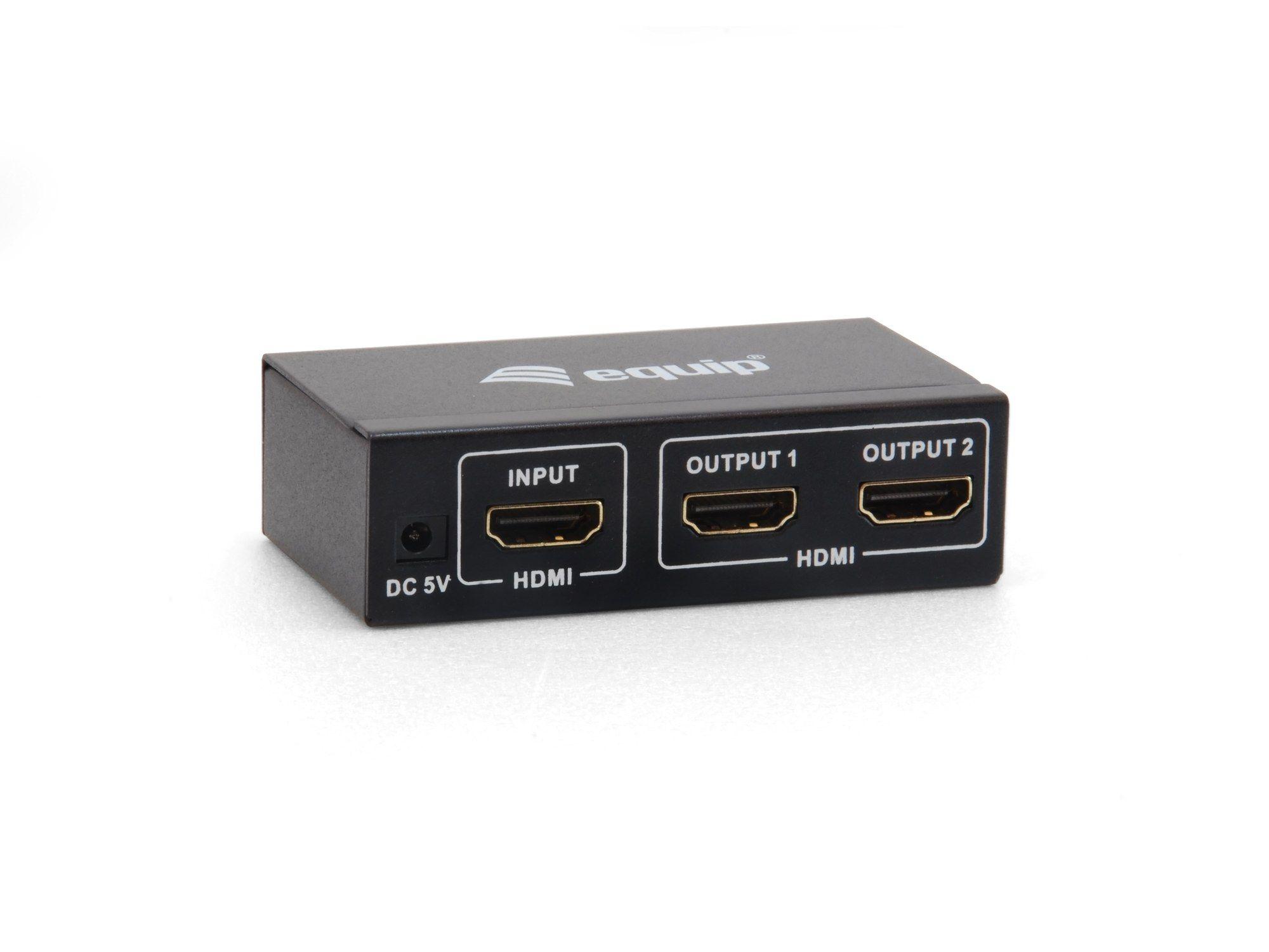 Splitter HDMI EQUIP 332712 (2x HDMI - Preto)