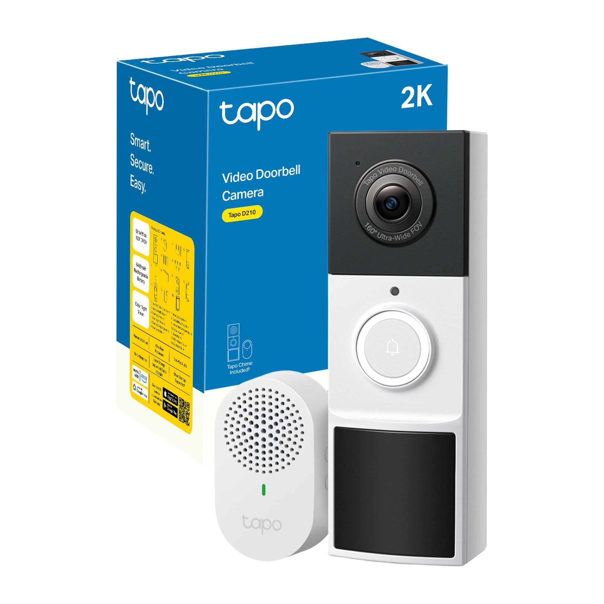 Videoporteiro Inteligente TP-LINK Tapo D210 (Preto e Branco) — miniatura 4