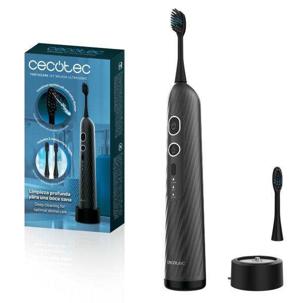 Escova de Dentes e Irrigador Elétrico CECOTEC ToothCare Jet Splash UltraSonic (Cinza-escuro)
