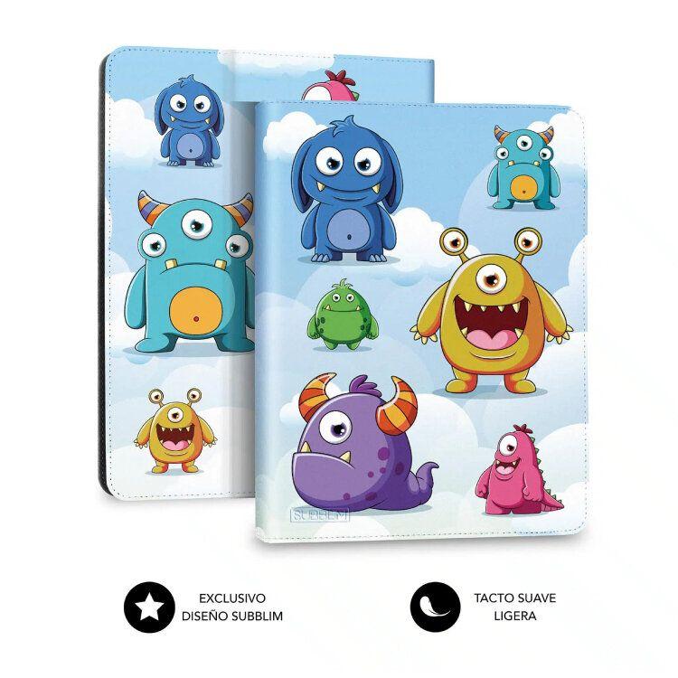 Capa Universal SUBBLIM Trendy Case Monsters (11" - Qualquer marca - Poliuretano - Multicor) — miniatura 2