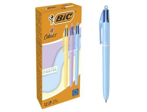 Esferográfica BIC 4 Colours Pastel (Multicor)