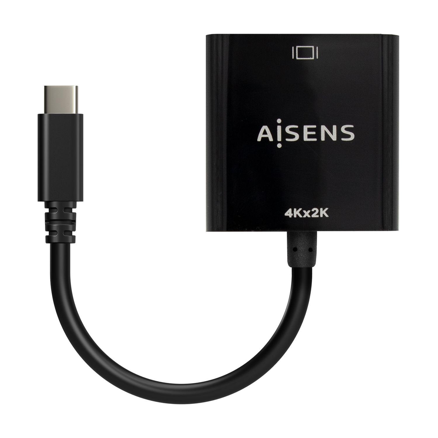 Conversor USB-C para HDMI AISENS A109-0684 (0,15 m - HDMI Type A - USB Type-C - Preto), miniatura 2