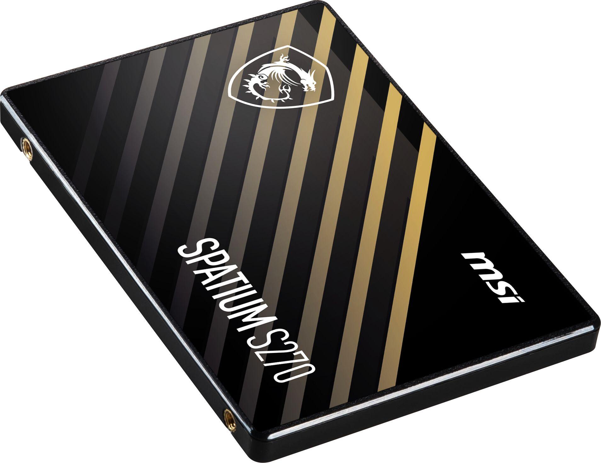 SSD Interno MSI Spatium S270 (480 GB - 2.5" - Serial ATA III - Preto) — miniatura 3
