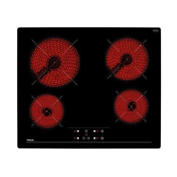 Placa Vitrocerâmica Encastre TEKA TZ6415 (4 zonas - 6300 W - Vidro - Preto) — miniatura 2