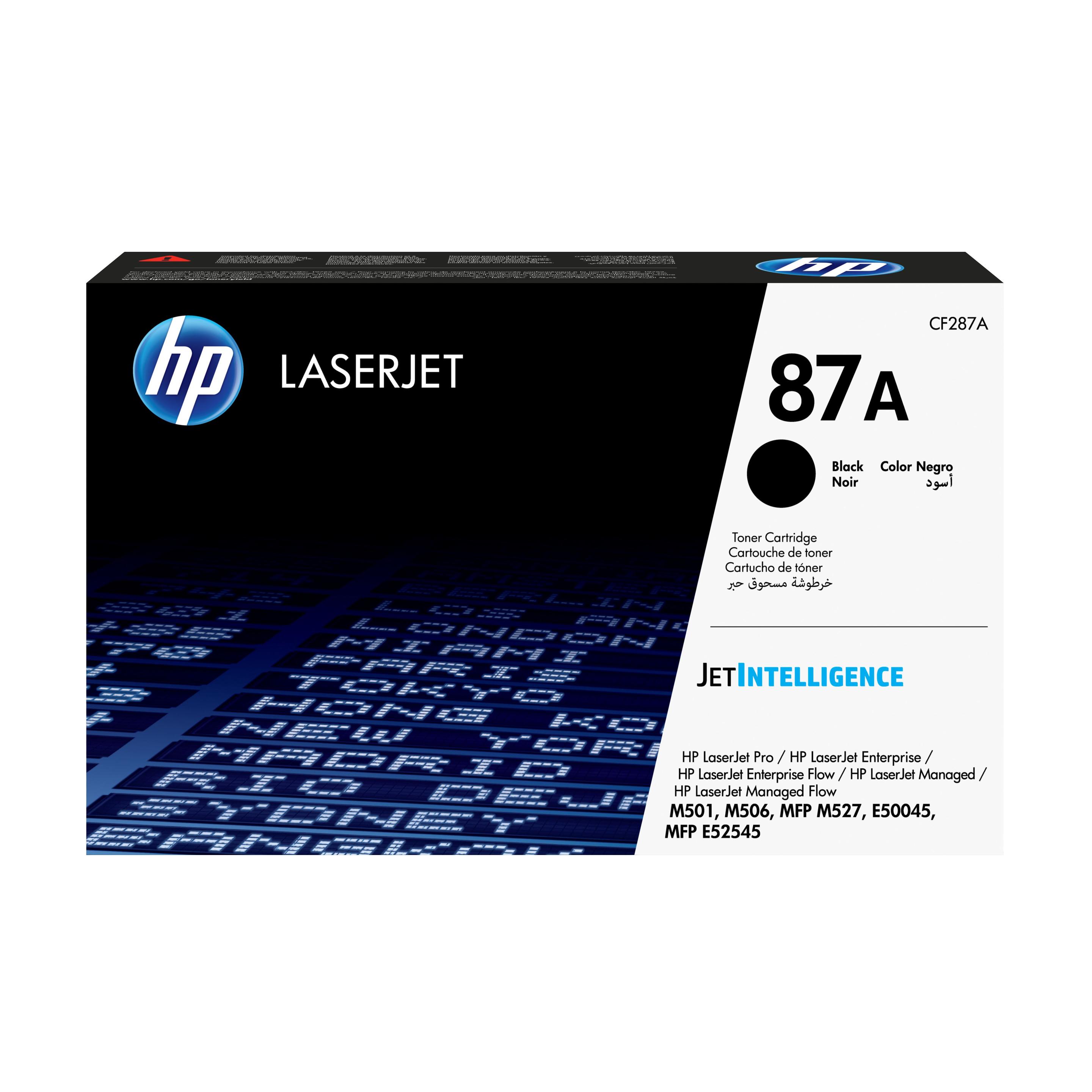 Toner HP 87A CF287A (8550 páginas - Preto)