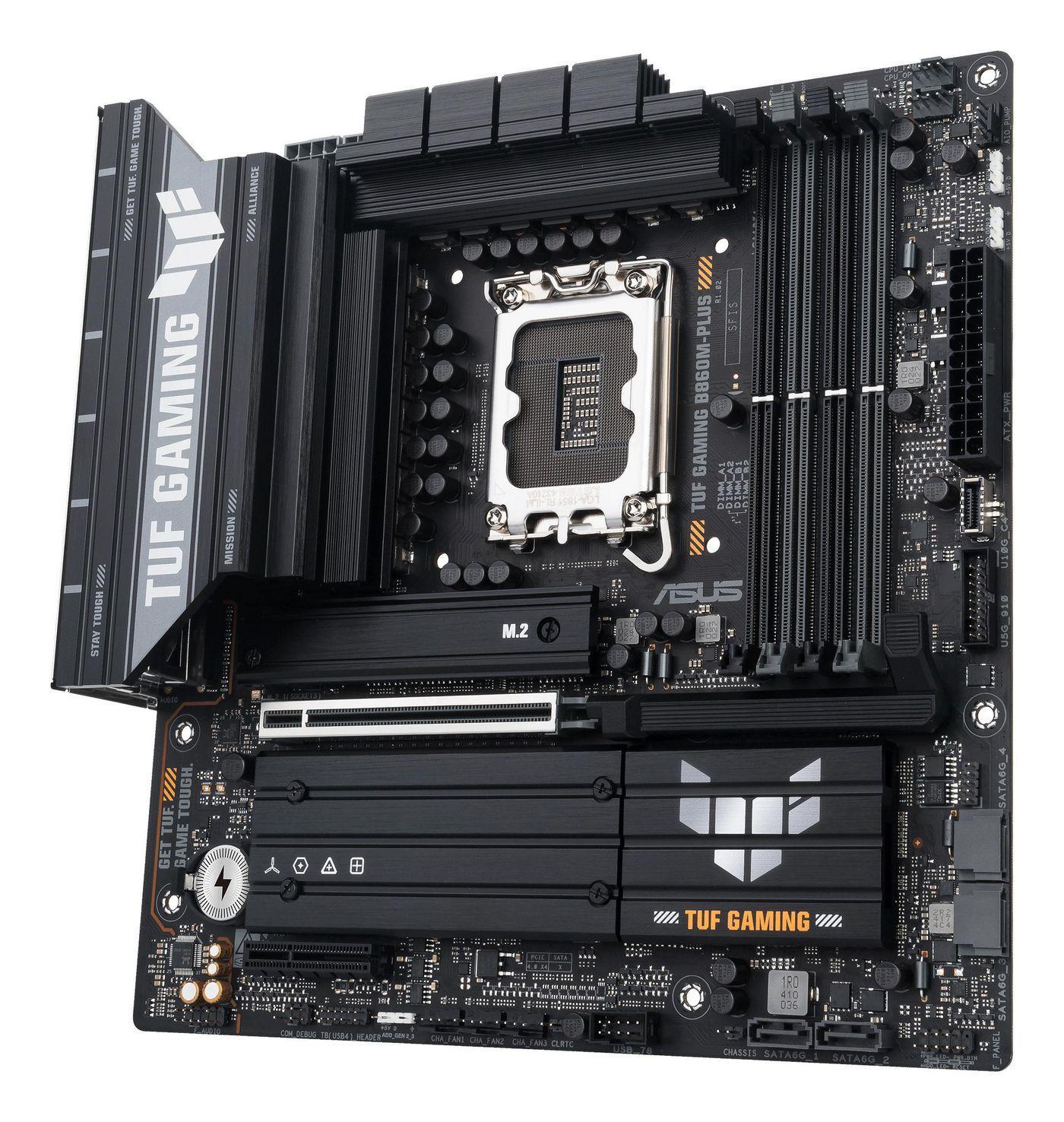 Motherboard ASUS TUF GAMING B860M-PLUS (LGA 1851 (Socket V1) - Intel Core Ultra - Micro-ATX) — miniatura 3