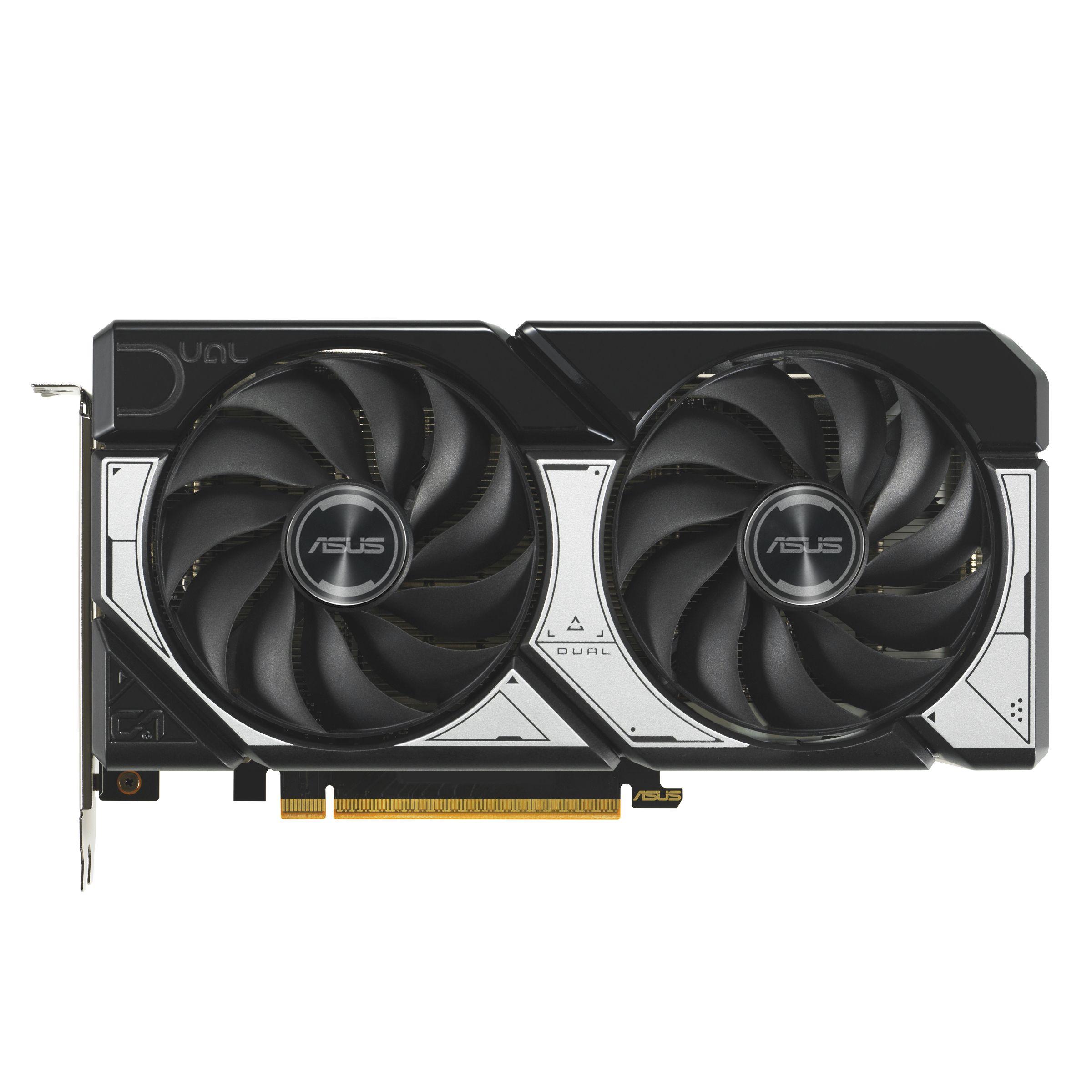 Placa Gráfica ASUS Dual RTX5060-O8G-A (GeForce RTX 5060 - 28 Gbit/s - 8 GB - Preto e Branco)