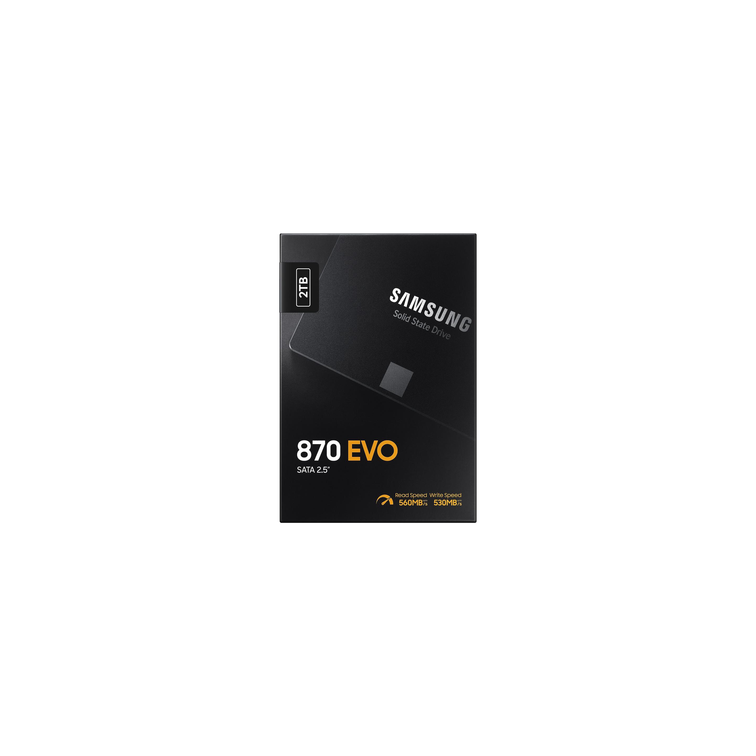 SSD SAMSUNG 870 EVO MZ-77E2T0B/EU (2 TB - 2.5" - Serial ATA III - Preto) — miniatura 6