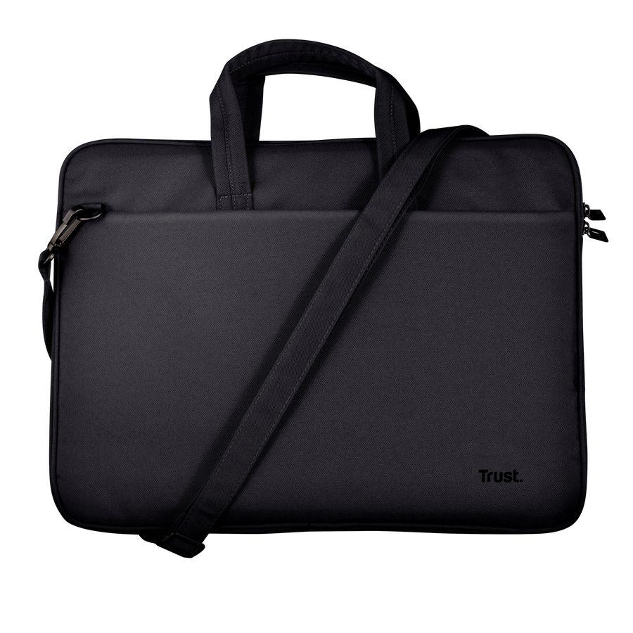 Mala para Portátil TRUST Bologna Slim Eco (14" - 35,6 cm - Altura 27 cm - Preto), miniatura 2