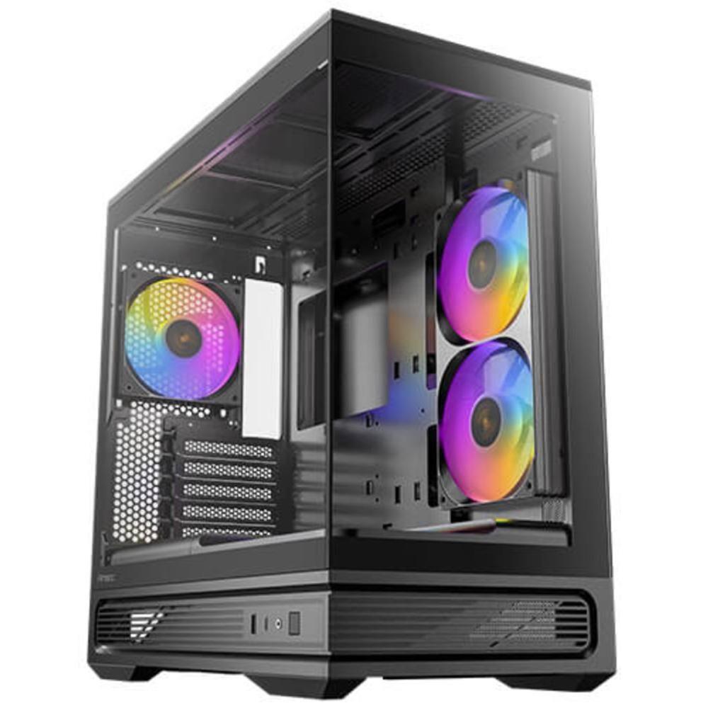 Caixa PC ANTEC C2M ARGB (Micro ATX, ITX - Midi Tower - Plástico, Metal - Preto)