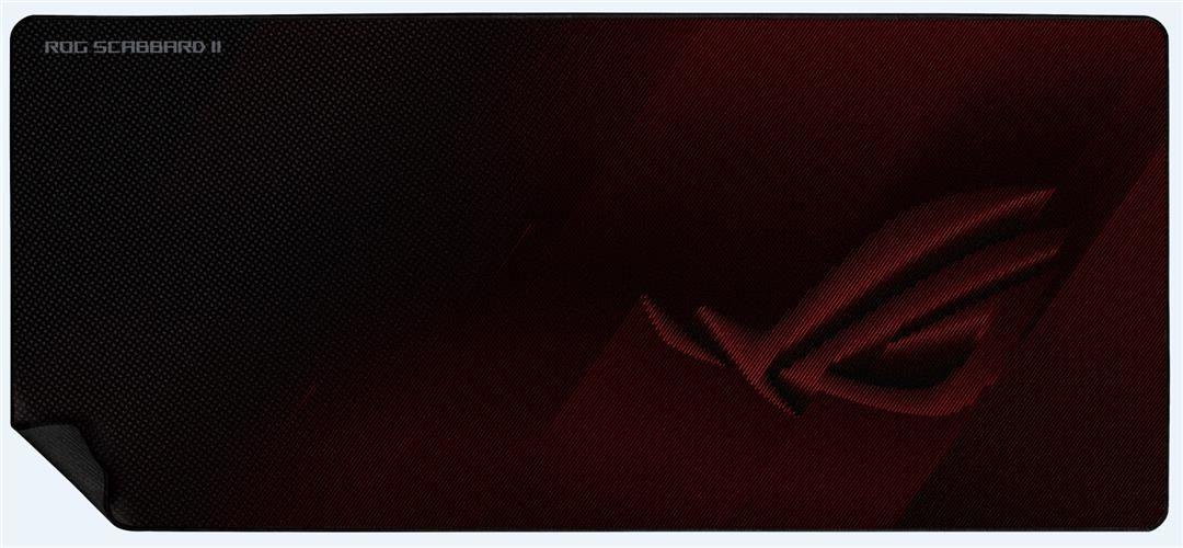 Tapete de Rato ASUS ROG Strix Scabbard II (Tecido, Borracha - 3 mm - Preto e Vermelho) — miniatura 2