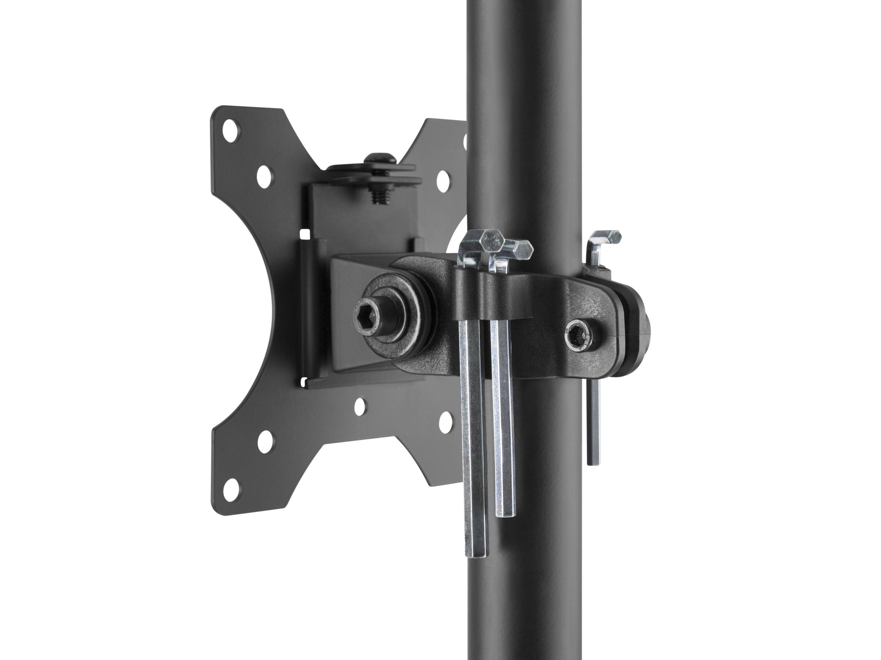 Suporte de Chão com Rodas EQUIP 650171 (Até 100 x 100 mm - 81,3 cm - 8 kg - Preto), miniatura 7
