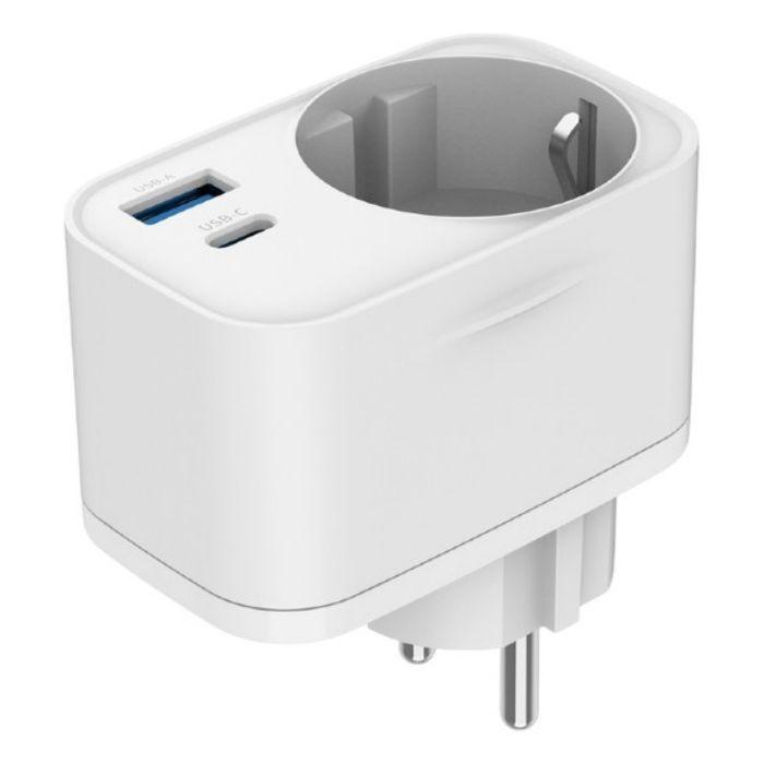 Carregador GEMBIRD TA-ACPDQC20-01-W (20 W - Até 20 W - Branco), miniatura 2