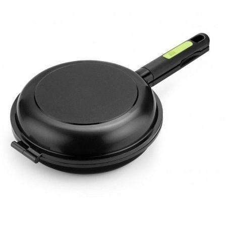 Frigideira Dupla para Tortilhas BRA A121467 (Alumínio fundido - 26 cm - Preto)