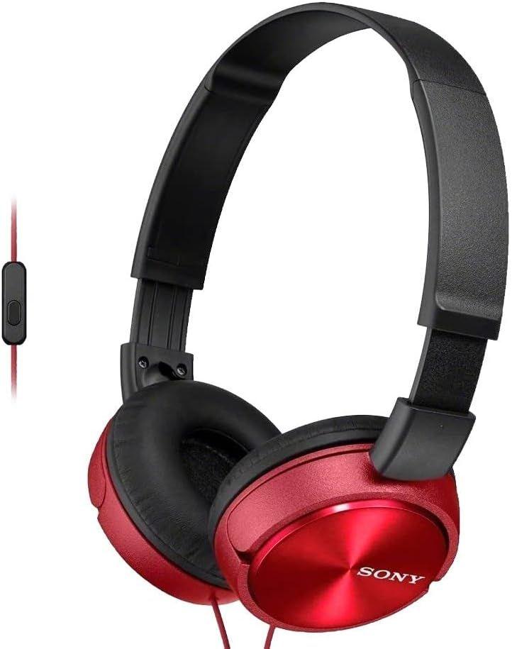 Auscultadores SONY MDR-ZX310APR (Binaurais - Com fios - Supra-aural - Vermelho)