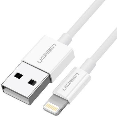 Cabo USB-A para Lightning UGREEN US155 20728 (1 m - USB A - Branco)