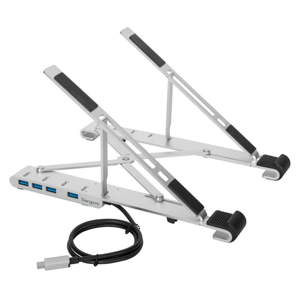 Suporte para Portátil TARGUS AWU100205GL (10-15,6" - 4x USB-A - Prateado)