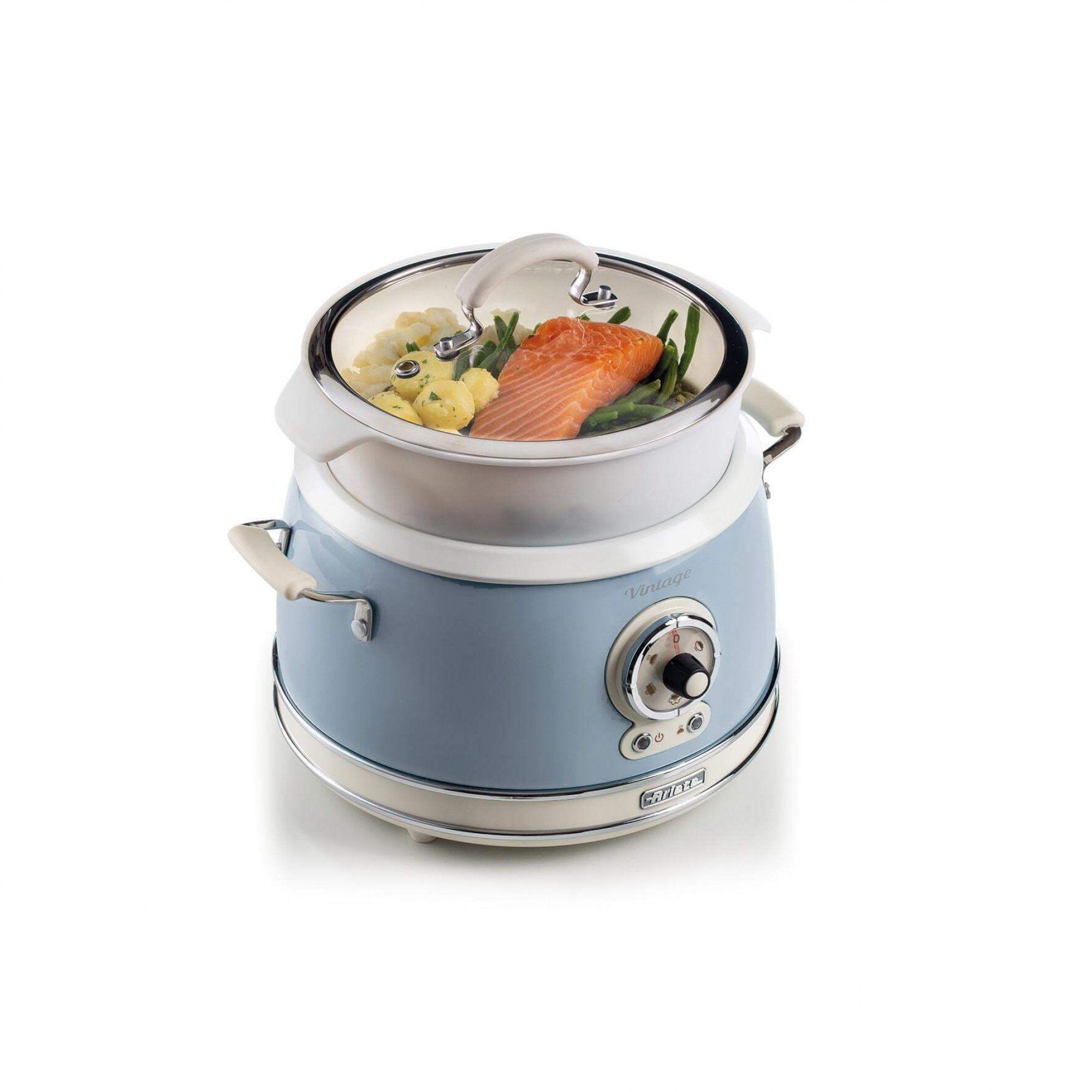 Panela Elétrica Multifuncional ARIETE Vintage 2904/05 (Altura 27,5 cm - Azul Claro) — miniatura 2