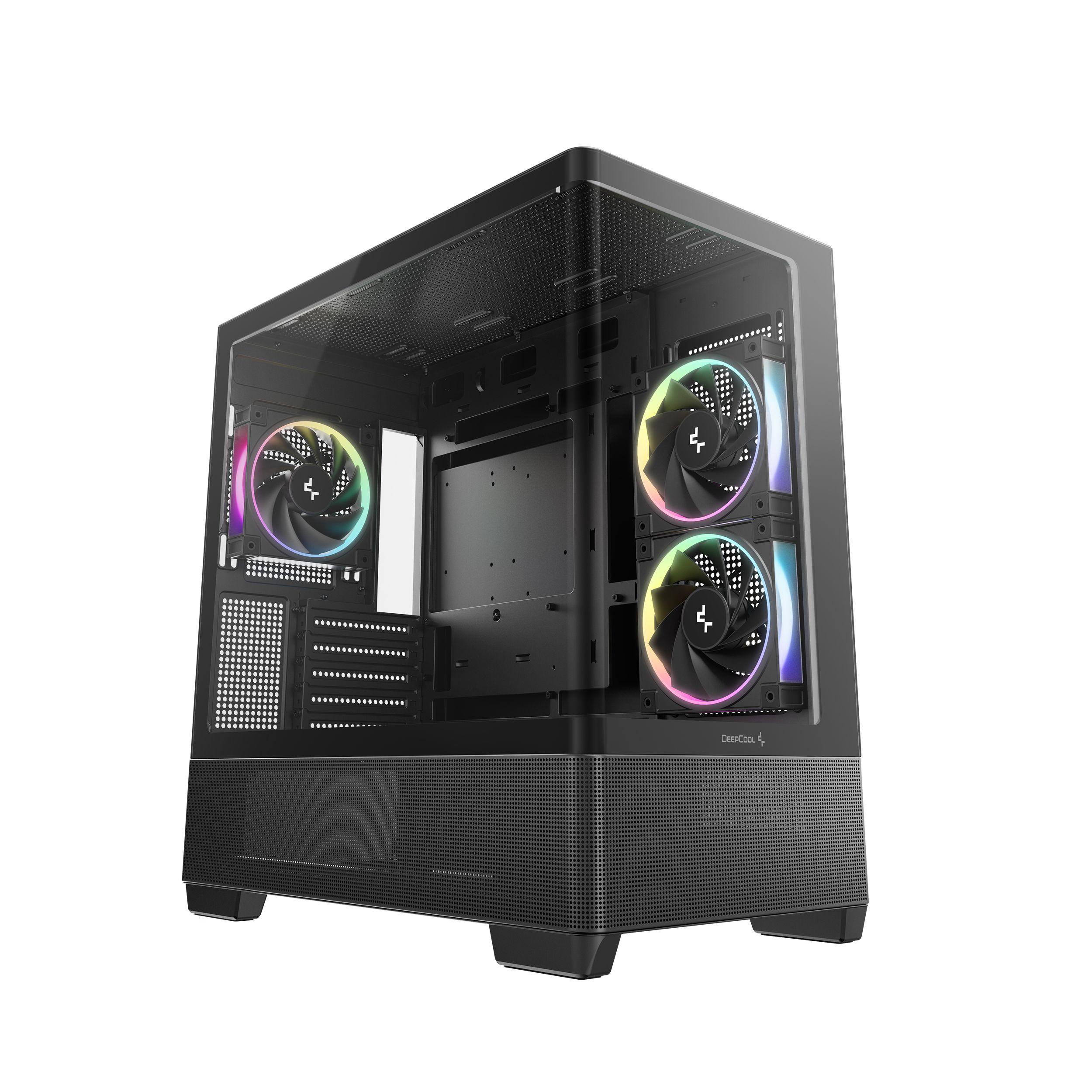 Caixa PC DEEPCOOL CG380U 3F (ITX, micro ATX - Tower - ITX, Micro-ATX - Preto)