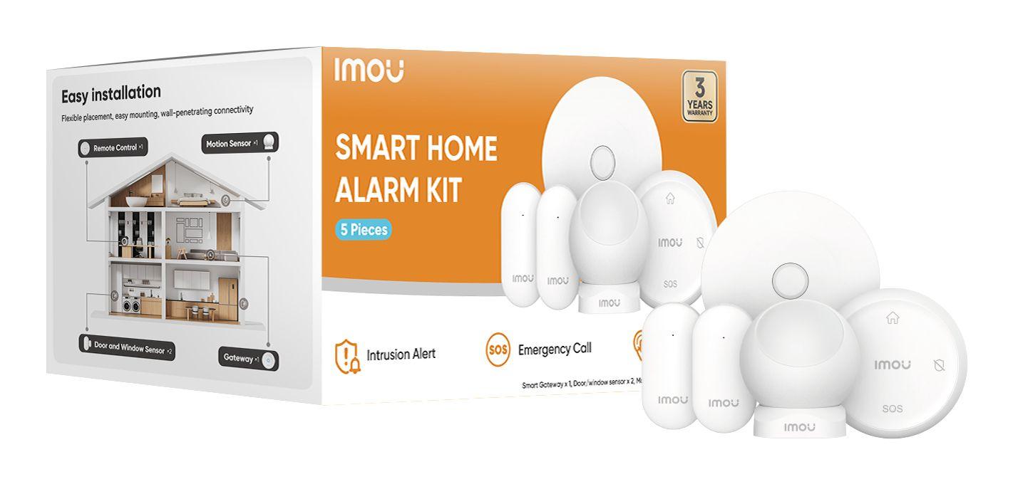 Kit de Alarme Domótico Sem Fios IMOU Home Alarm Kit (Branco)