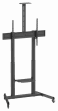 Suporte de Chão para TV GEMBIRD TVS-100T-03 (Até 1000 x 600 mm - 60" a 100" - 120 kg - Preto)