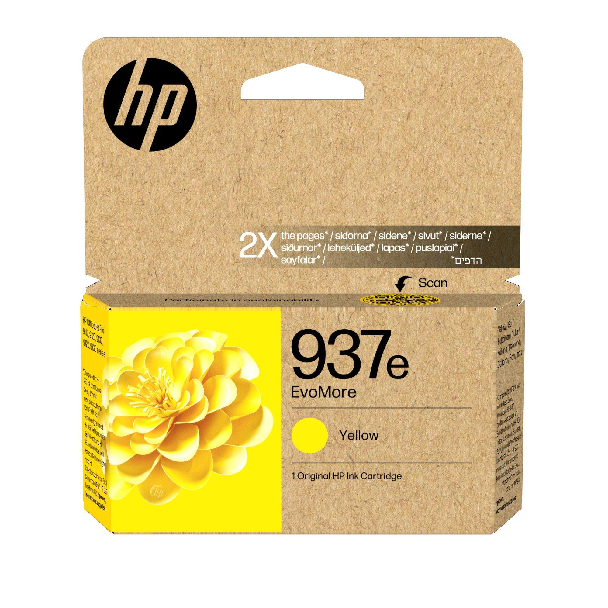 Tinteiro HP 937e XL (1650 páginas - Amarelo)