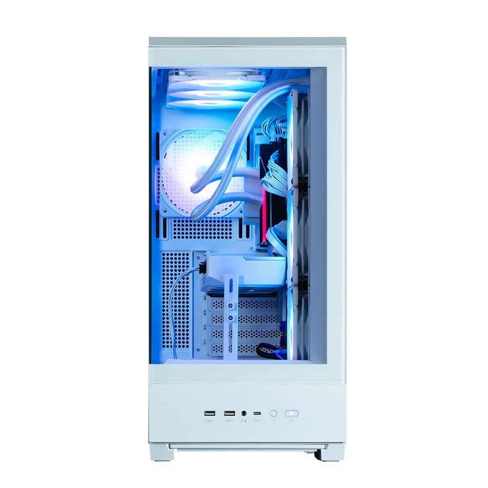 Caixa para PC ZALMAN P50 DS (ATX, Micro ATX, Mini-ITX - Mid-Tower - Plástico, aço, vidro temperado - Branco) — miniatura 8