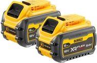 Kit de Baterias DEWALT XR FLEXVOLT DCB546T2-XJ (Amarelo/Preto)