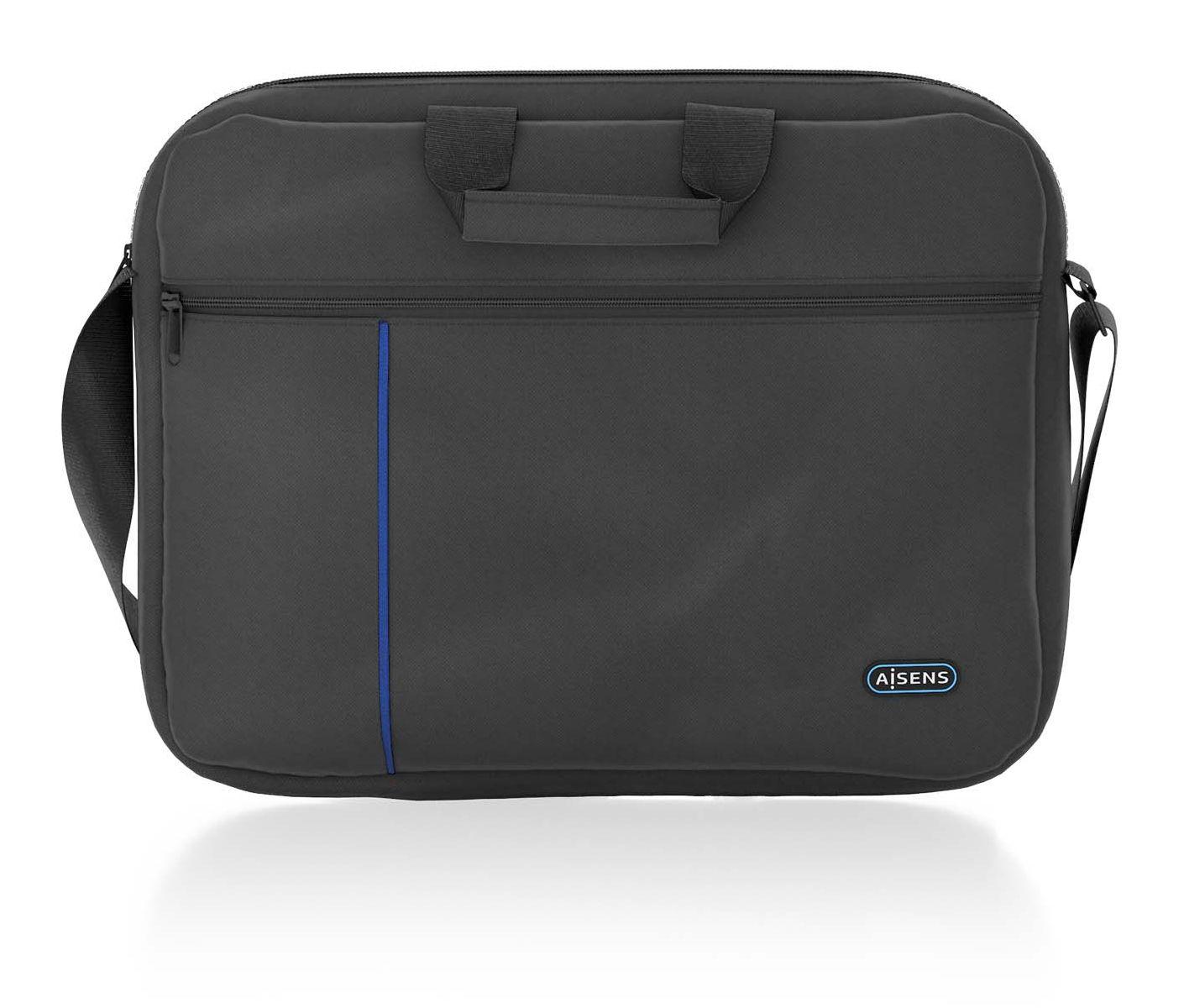 Mala para Portátil AISENS ASBG-BC021-BK (Poliéster - 39,6 cm - Altura 31,5 cm - Preto)