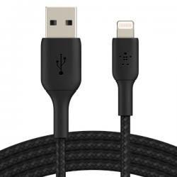 Cabo USB-A para Lightning BELKIN CAA002BT2MBK (2 m - USB-A - Preto) — miniatura 3