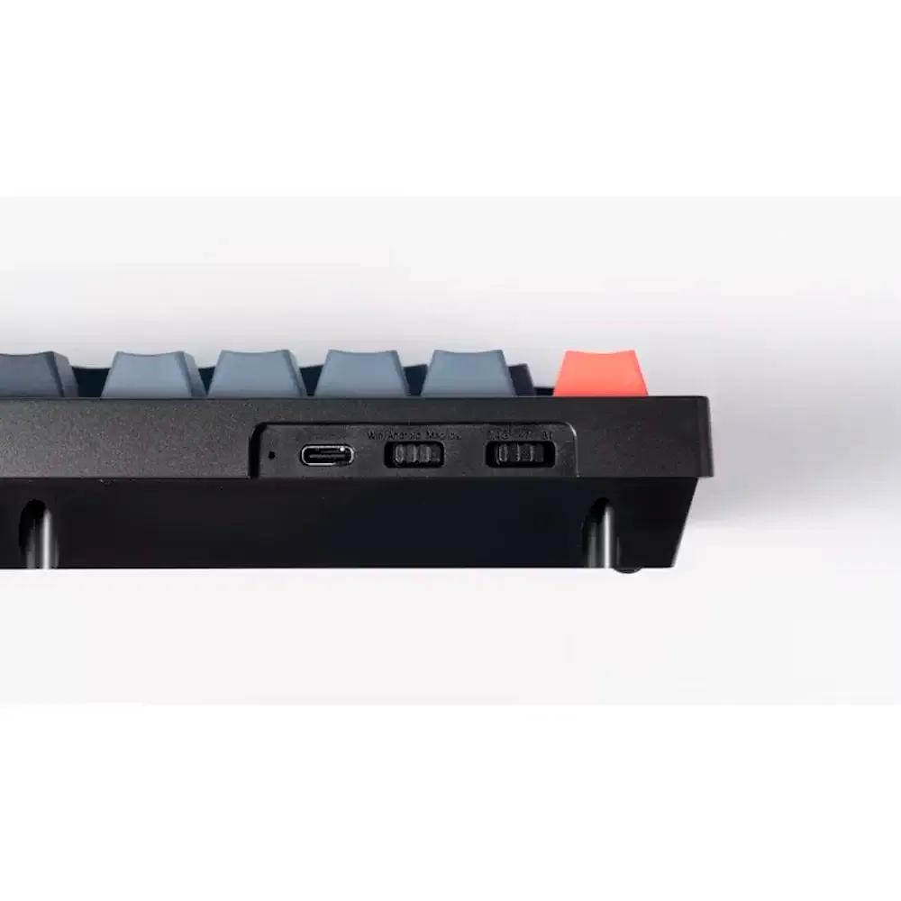 Teclado KEYCHRON V1 Max (Português - Gateron Jupiter Brown táctil - Bluetooth - Preto e Cinzento) — miniatura 3