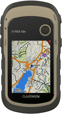 GPS Portátil GARMIN eTrex 32x (Ecrã 2,2" - 8 GB - Preto/Verde)