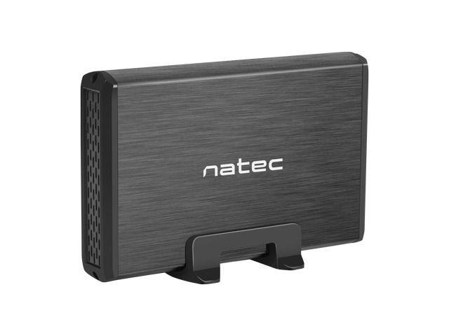Caixa Externa para Disco Rígido NATEC Rhino 3.0 (3,5" - Preto)