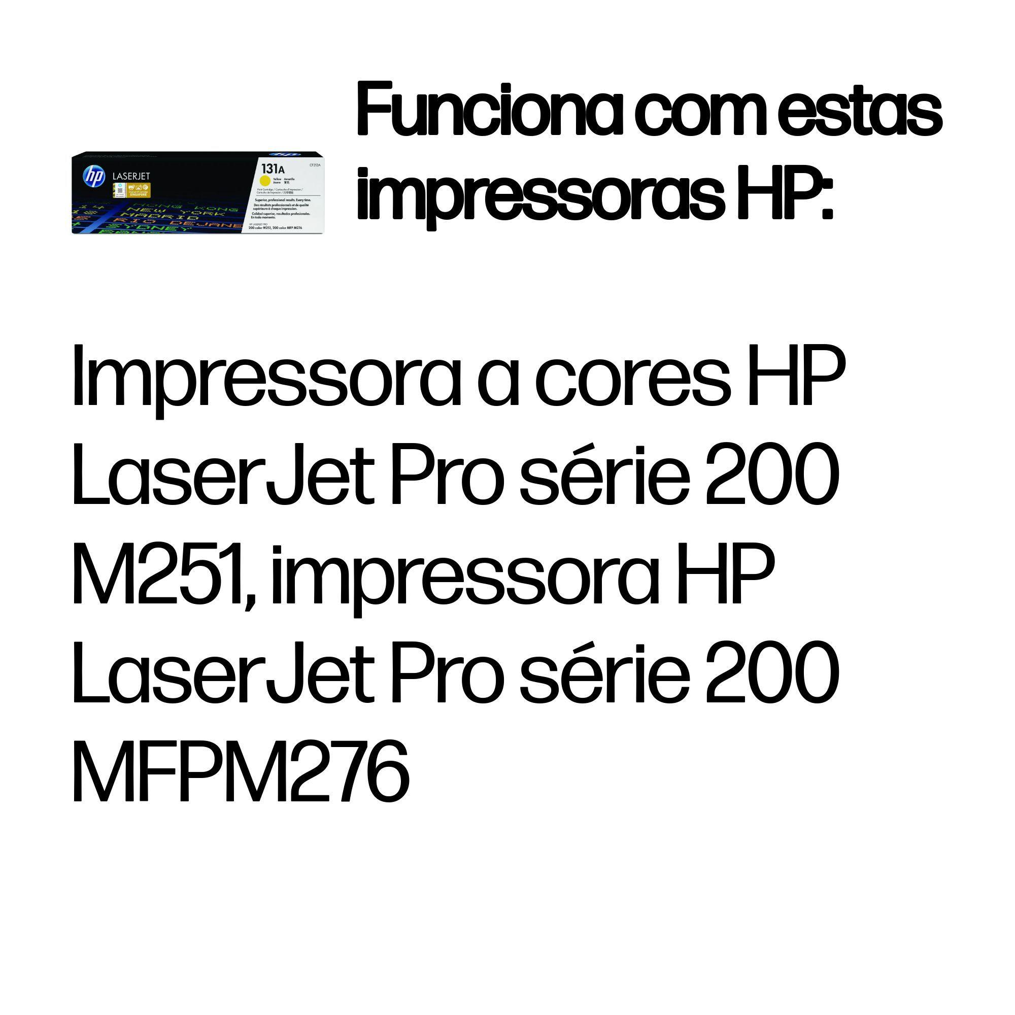 Cartucho de Toner HP 131A CF212A (1800 páginas - Amarelo) — miniatura 2