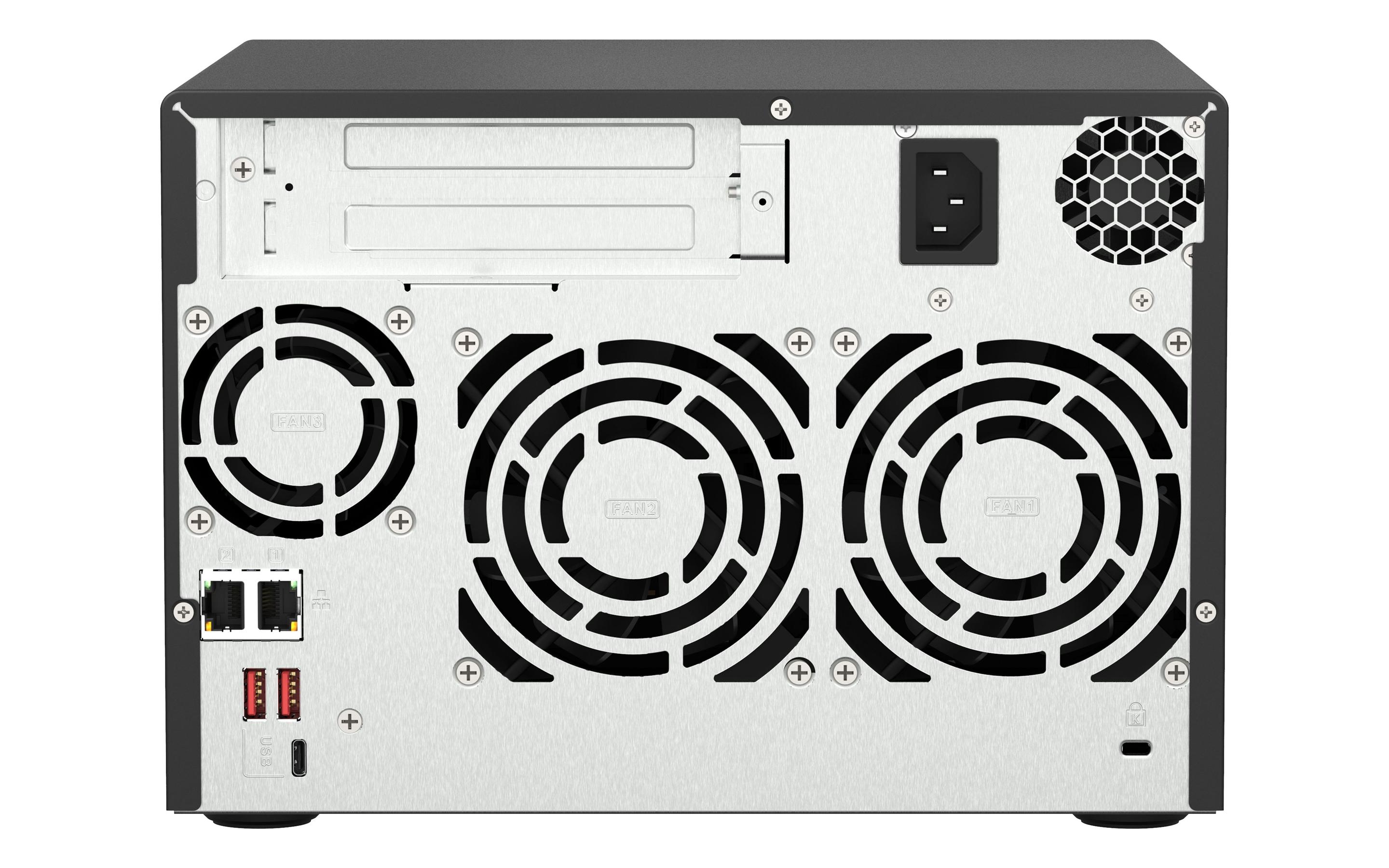 NAS QNAP TS-673A-8G (8 GB - 8 baias - Preto) — miniatura 4