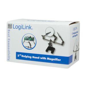 Terceira Mão com Lupa LOGILINK WZ0034 (Vidro, Aço - Preto e Aço inoxidável), miniatura 3