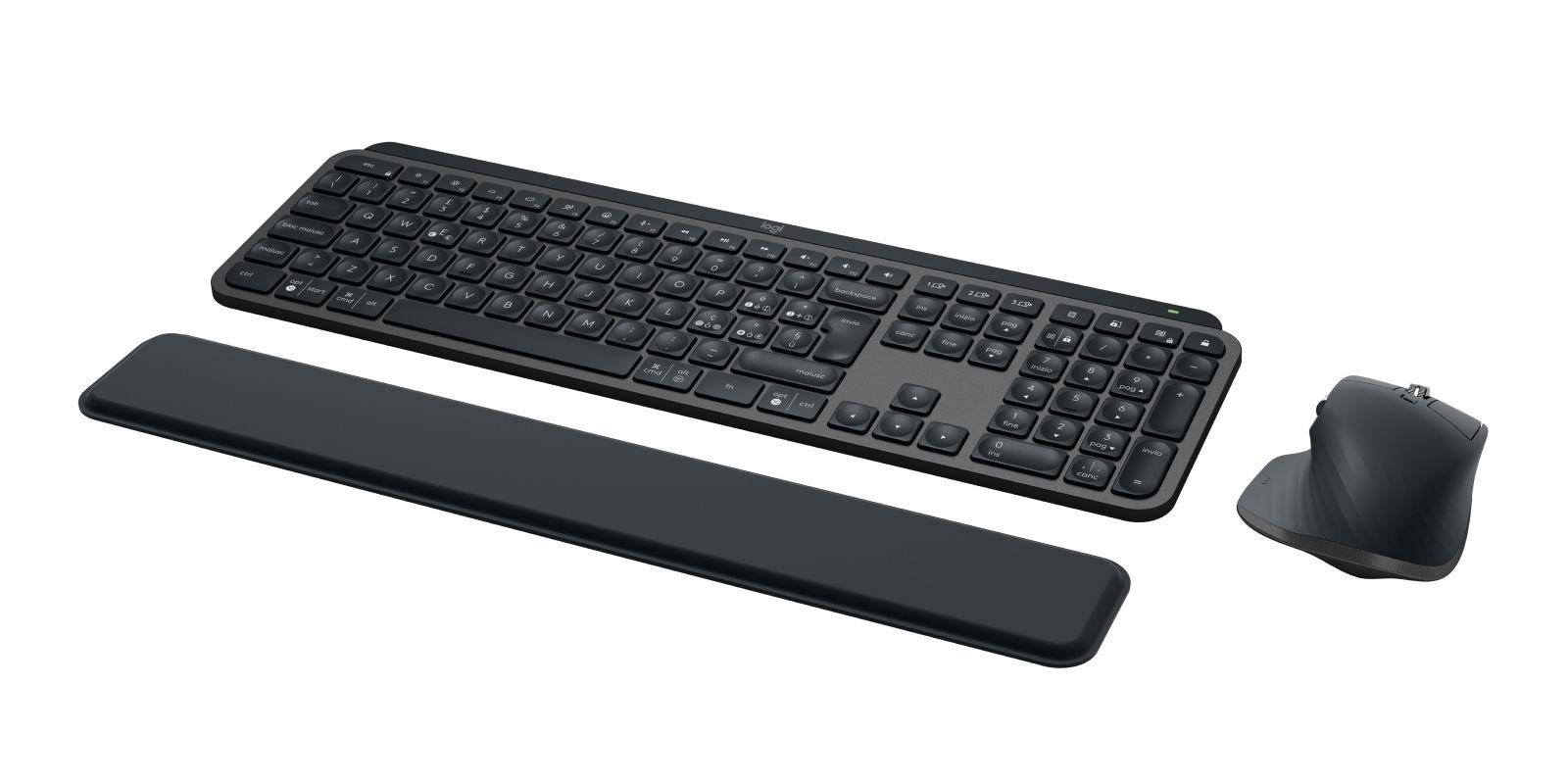 Conjunto Teclado e Rato LOGITECH MX Keys S Combo (Italiano - Bluetooth - Sem fios - Grafite), miniatura 3