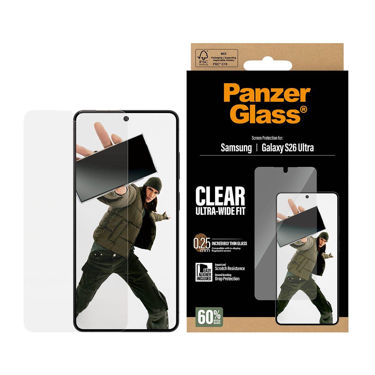 Película de Ecrã PANZERGLASS Samsung Galaxy S26 Ultra (Samsung Galaxy S26 Ultra - Samsung - Transparente) — miniatura 2